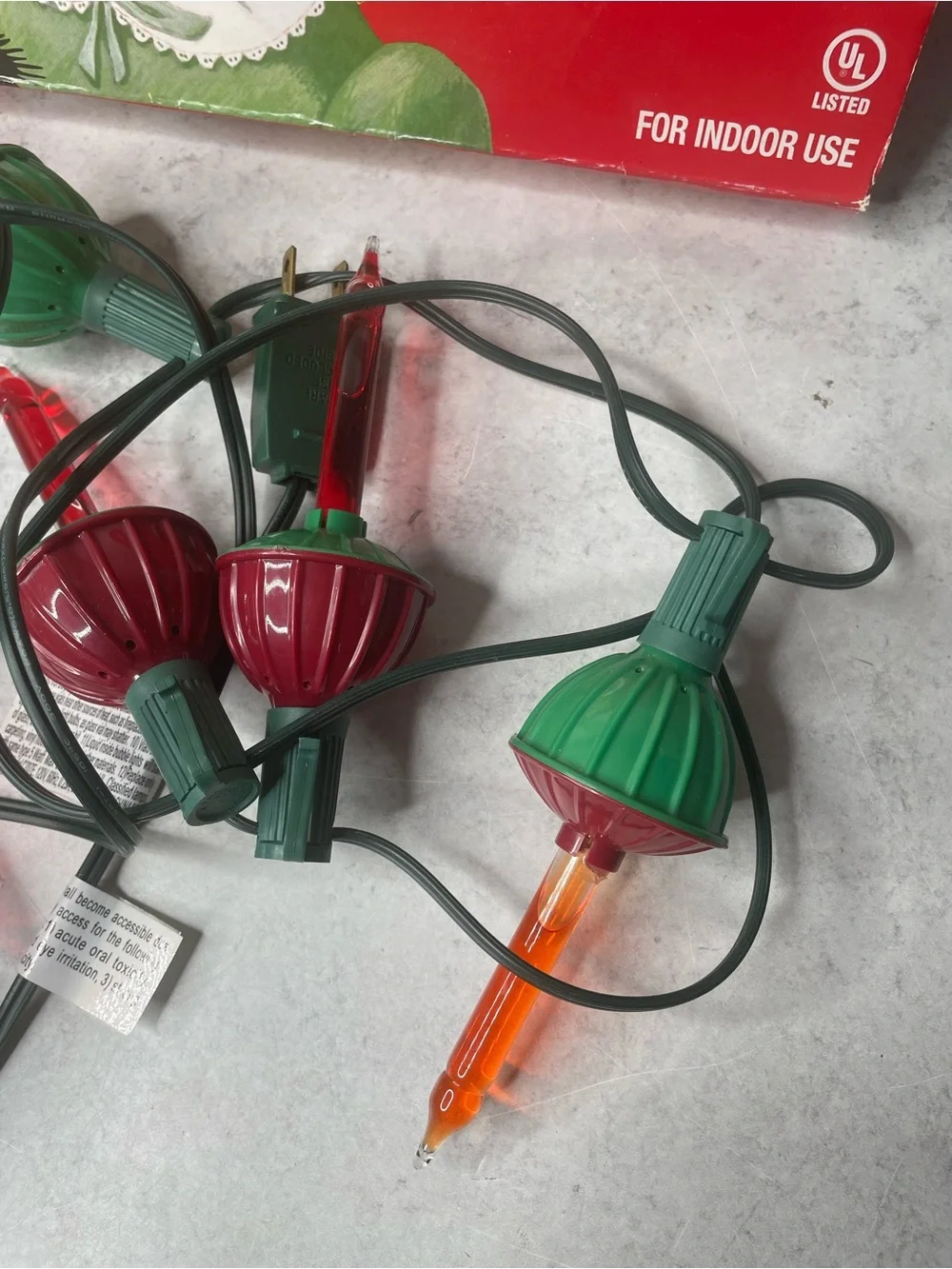 Vintage NOMA Christmas Lights Collectible Holiday Decor Boxed Works READ